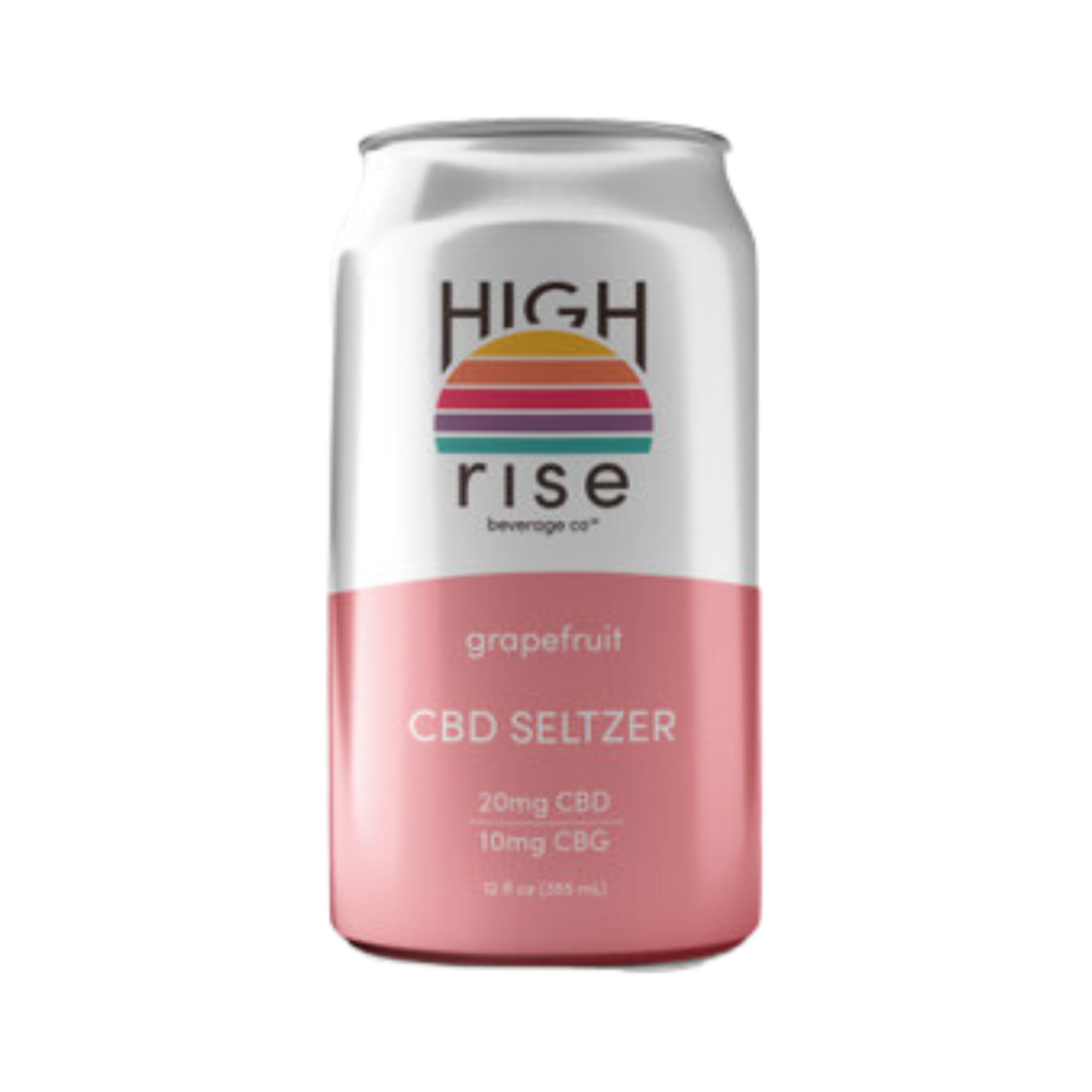 High Rise - Grapefruit CBD Seltzer-image