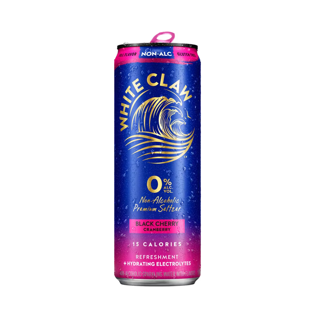 White Claw - 0% Alcohol Black Cherry Cranberry-image