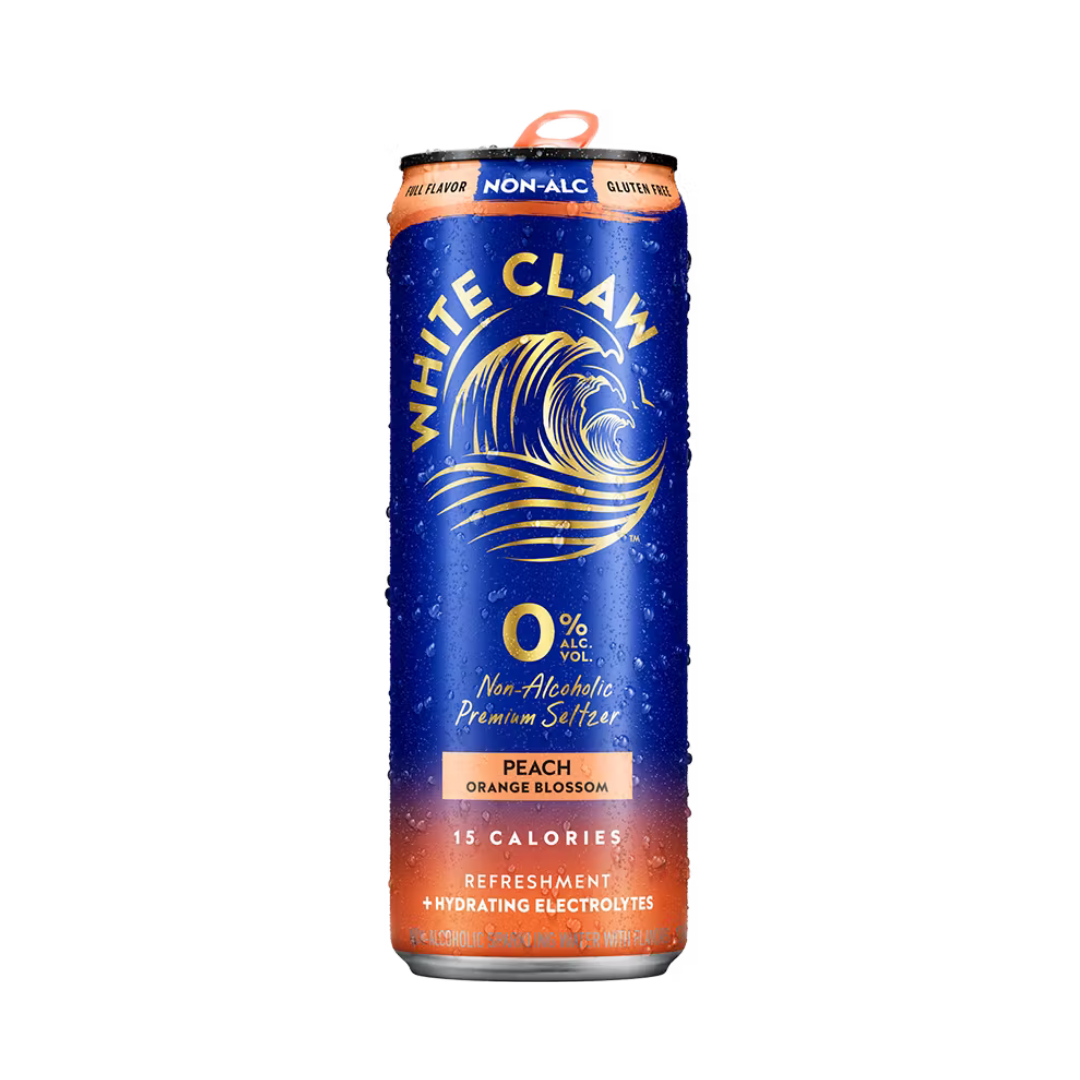 White Claw - 0% Alcohol Peach Orange Blossom-image